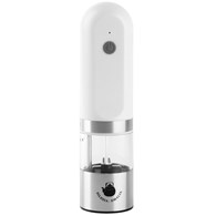 ELEKTRYCZNY MŁYNEK SÓL/PIEPRZ WHITE  USB MG705F-1