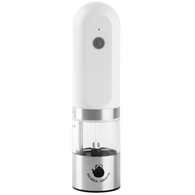 ELEKTRYCZNY MŁYNEK SÓL/PIEPRZ WHITE  USB MG705F-1