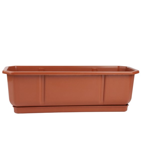 PODSTAWKA BALKONOWA DAMA 50X18CM TERAKOTA VK127087