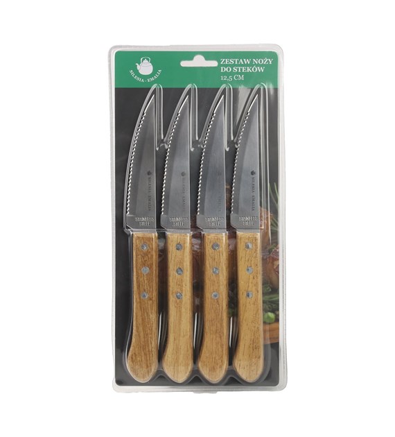 ZESTAW NOŻY 4SZT DO STEKÓW SIL99