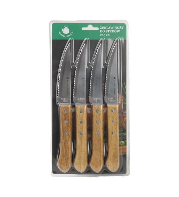 ZESTAW NOŻY 4SZT DO STEKÓW SIL99