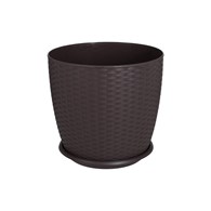 DONICZKA RATTAN BRĄZ 24X22CM VK114058