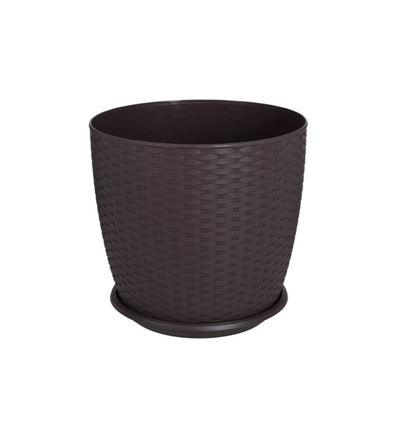 DONICZKA RATTAN BRĄZ 24X22CM VK114058