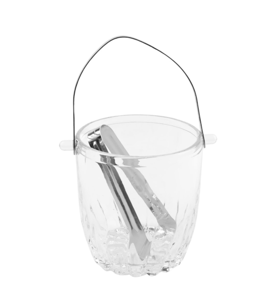 SZKLANE WIADERKO DO LODU 13x13CM 25KA-715