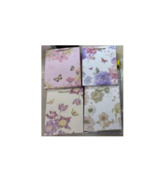 TORBA PREZENTOWA PAPIEROWA 17,5x24x8CM 25KB-1159-1