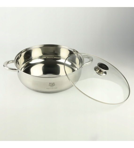 GARNEK STALOWY SOLID 7,6L Z/P 32CMX8,5CM KLH4-2072