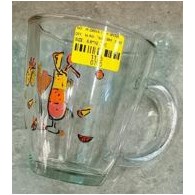 SZKLANKA Z UCHEM 320ML 25KA-728