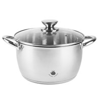 GARNEK STALOWY LEON 22CM 3,7L SILE2-2980