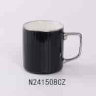 KUBEK PORCELANOWY 370ML CZARNY N241508CZ