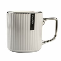 KUBEK PORCELANOWY 370ML SZARY N241508SZ