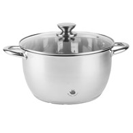 GARNEK STALOWY LEON 26CM 6,1L SILE2-4304