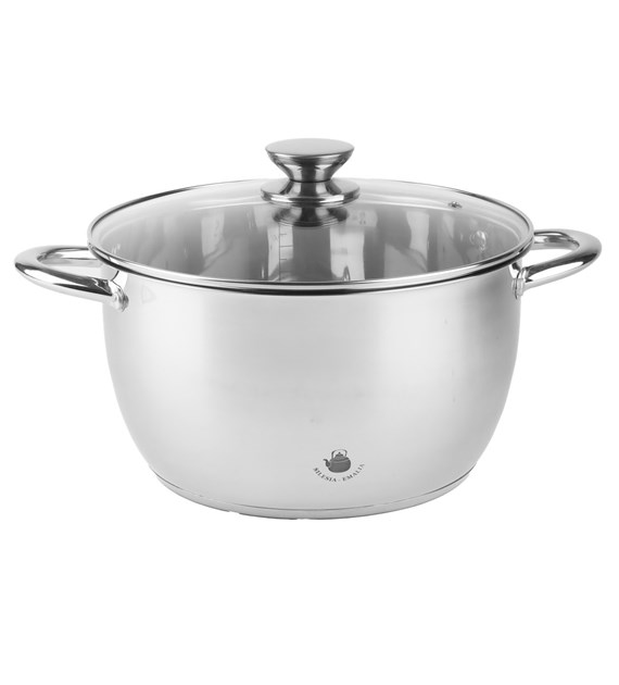 GARNEK STALOWY LEON 26CM 6,1L SILE2-4304