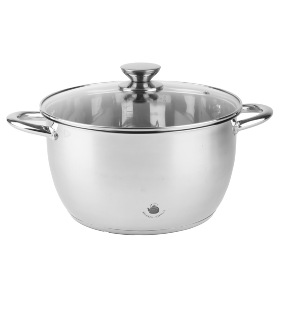 GARNEK STALOWY LEON 26CM 6,1L SILE2-4304