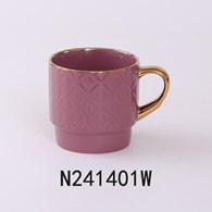 KUBEK PORCELANOWY 340ML WRZOSOWY N241401W
