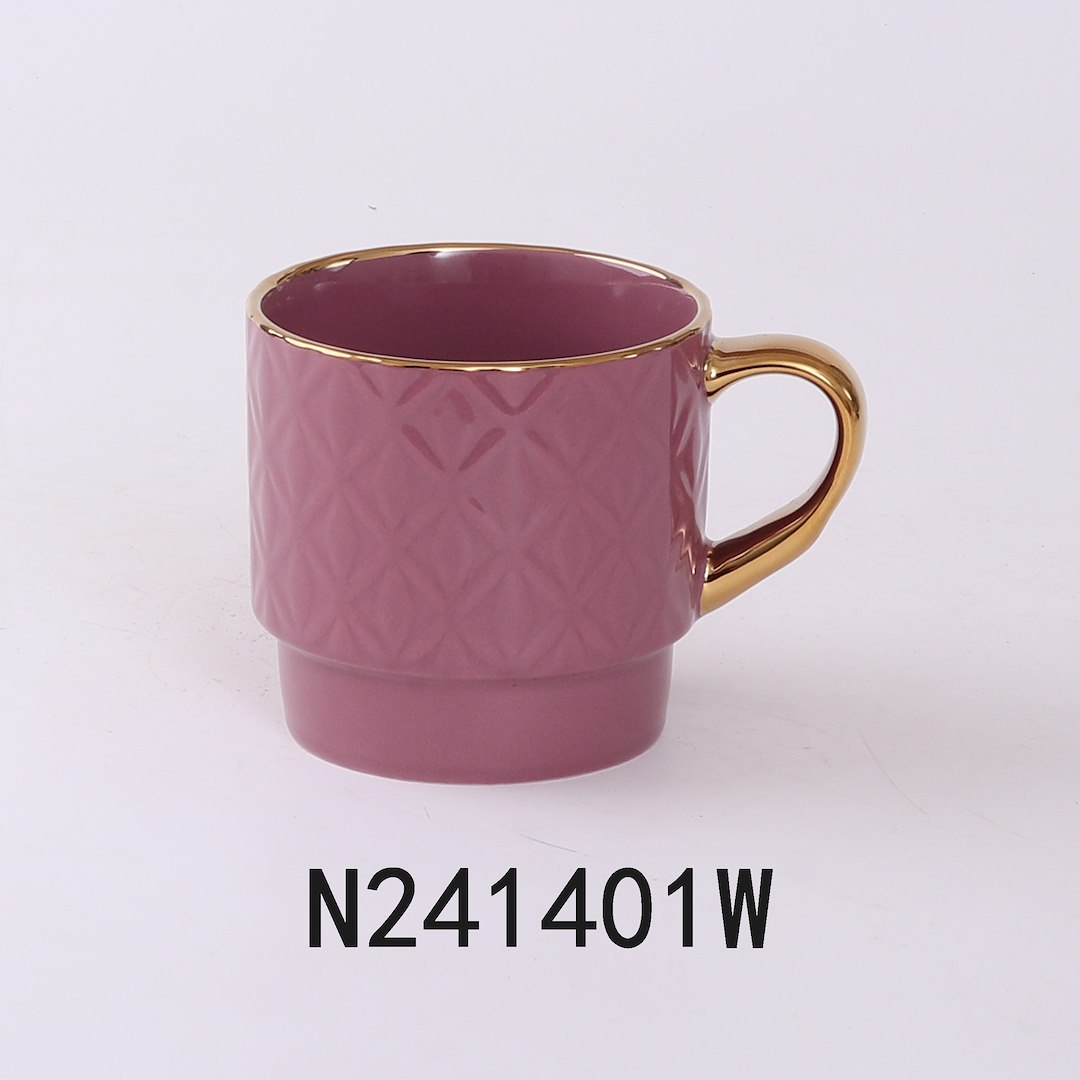 KUBEK PORCELANOWY 340ML WRZOSOWY N241401W