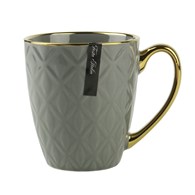KUBEK PORCELANOWY 360ML SZARY N241402SZ