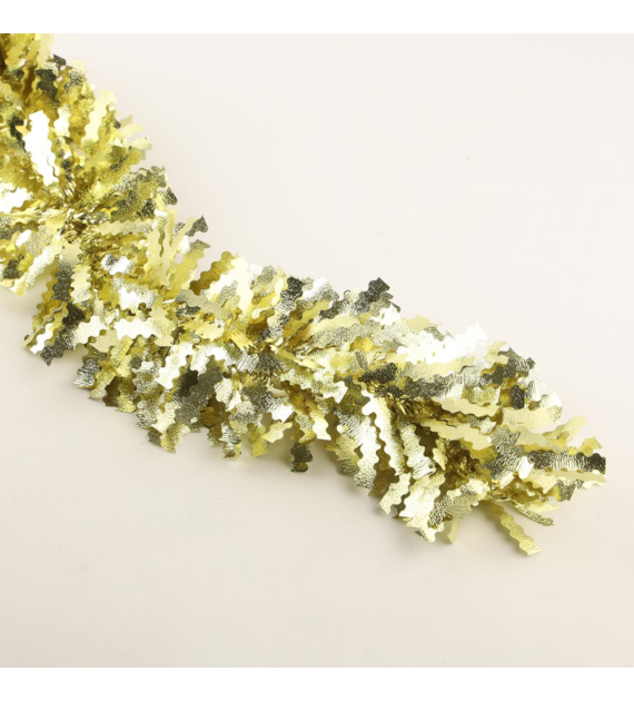 ŁAŃCUCH CHOINKOWY ZŁOTY 9CM DŁ. 2M 25KC919