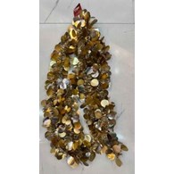 ŁAŃCUCH CHOINKOWY ZŁOTY 8CM DŁ. 2M 25KC920