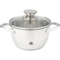 GARNEK STALOWY LEON 16CM 1,5L SILE2-4755