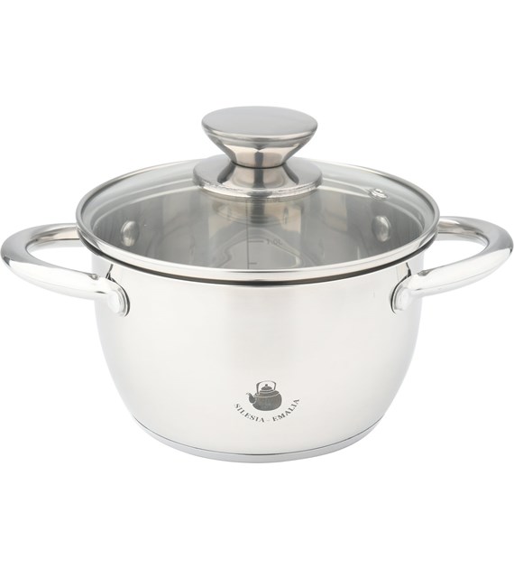 GARNEK STALOWY LEON 16CM 1,5L SILE2-4755