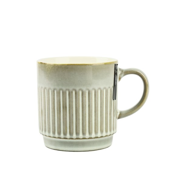 KUBEK PORCELANOWY 440ML BEŻOWY N241629BE