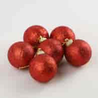 KPL CZERWONYCH BOMBEK 6SZT 5CM 25KC833