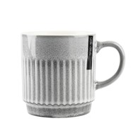 KUBEK PORCELANOWY 440MLCIEMNY SZARY N241629SZ
