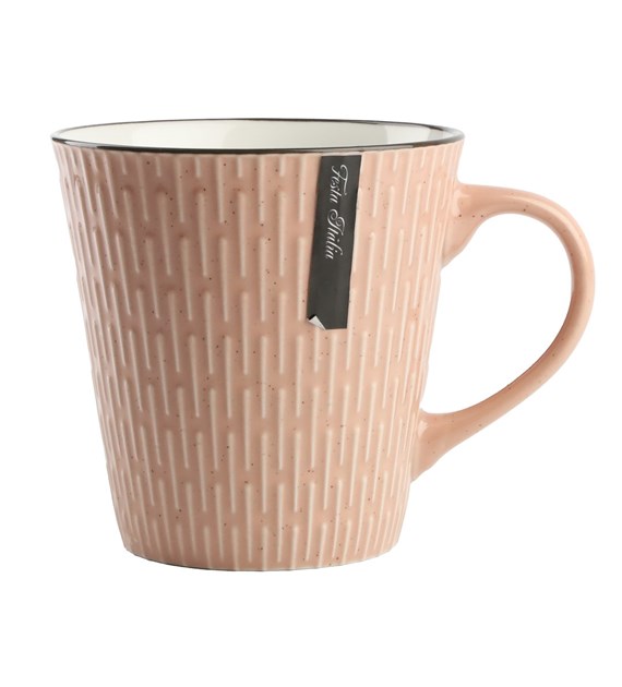 KUBEK PORCELANOWY 340ML RÓŻ N241572R