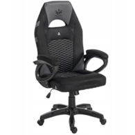 FOTEL GRACZA VESPER SZARY 5623