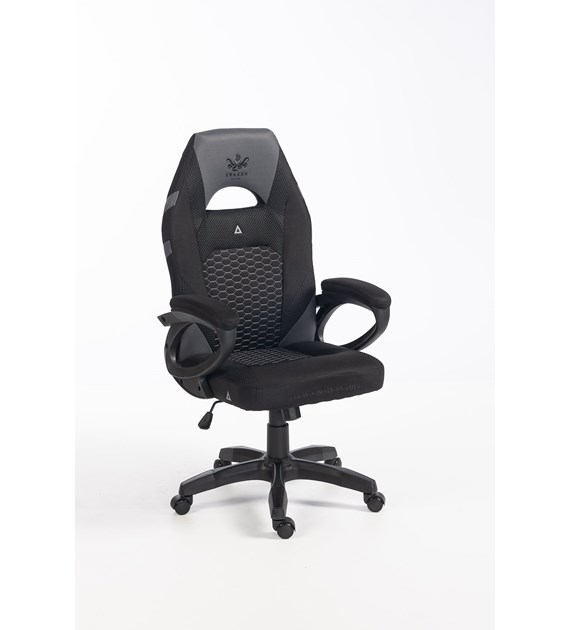 FOTEL GRACZA VESPER SZARY 5623