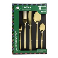 KPL. SZTUĆCY 30SZT JAGNA ZŁOTA SILE6056