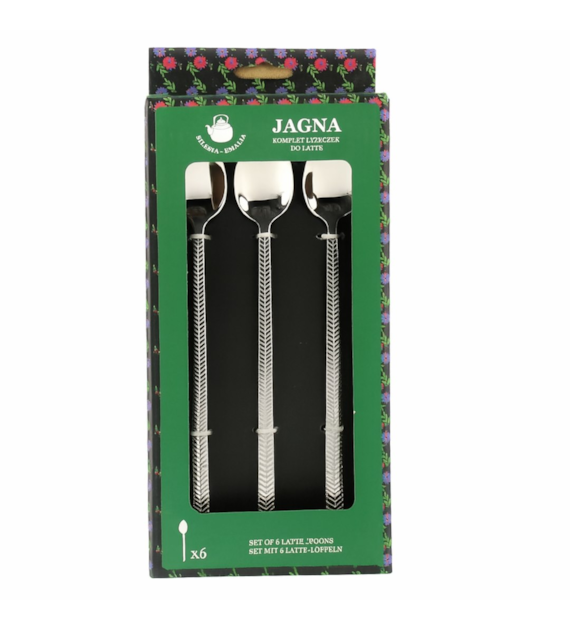 KPL.LYŻECZEK LATTE JAGNA 6SZT SREBRNE SILE6087