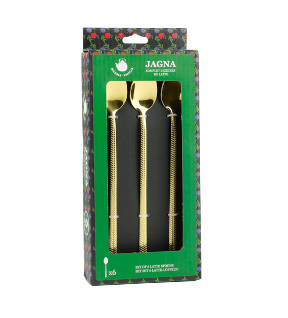 KPL.ŁYŻECZEK LATTE JAGNA 6SZT ZŁOTE SILE6094