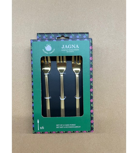KPL.WIDELCZYKÓW DO CIASTA JAGNA 6SZTZŁOTE SILE6131