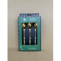 KPL.ŁYŻECZEK DO HERBATY JAGNA 6SZT ZŁOTE SILE6179