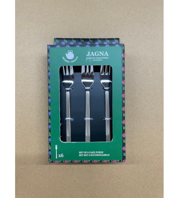 KPL.WIDELCZYKÓW DO CIASTA JAGNA 6SZTSREBR SILE6186