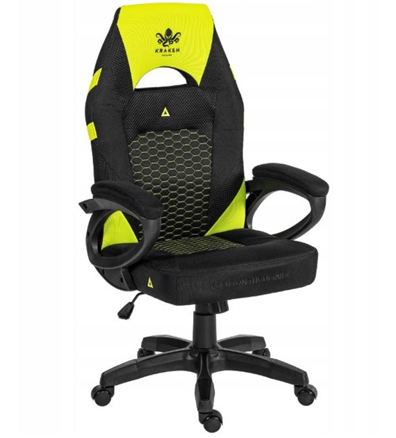 FOTEL GRACZA VESPER ZIELONY 5623