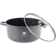 ALUMINIOWY GARNEK Z/P GRANT 2,3L 20CM SZARY KH8