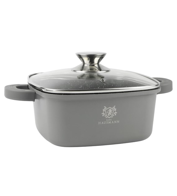 ALUMINIOWY GARNEK KWADRA. Z/P GRANT 2,3L 20CM KH11