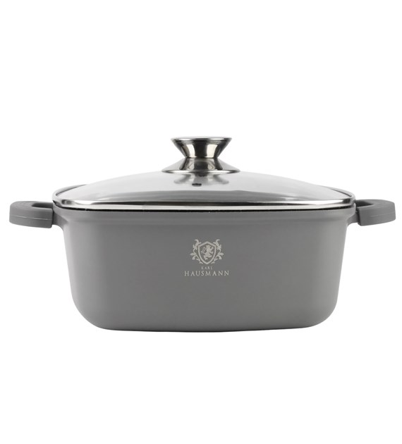 ALUMINIOWY GARNEK KWADR. Z/P GRANT 4,4L 24CM KH12