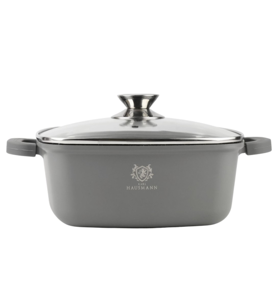 ALUMINIOWY GARNEK KWADR. Z/P GRANT 4,4L 24CM KH12