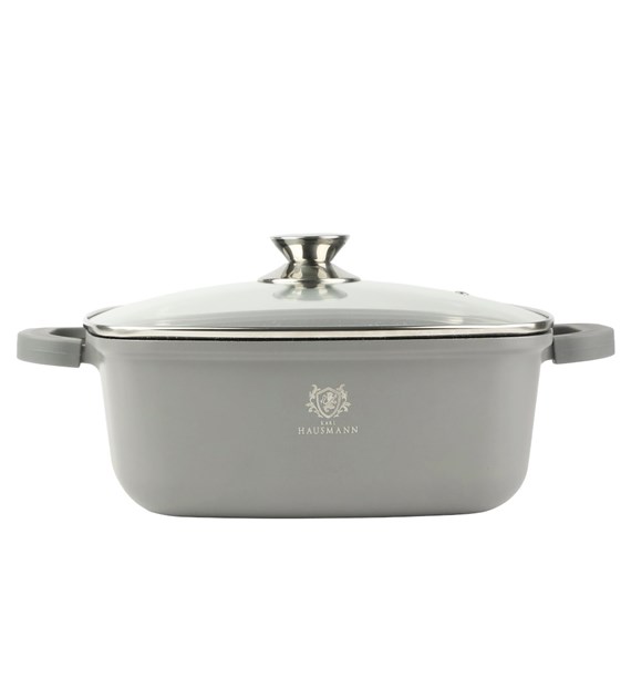 ALUMINIOWY GARNEK KWADR. Z/P GRANT 6,5L 28CM KH13