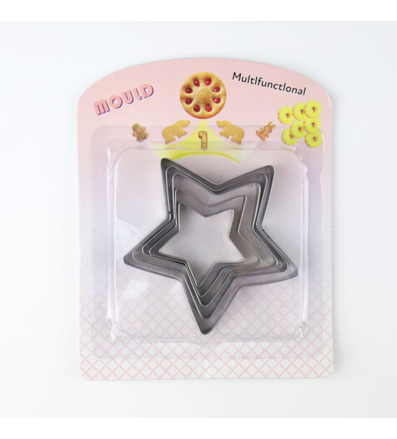 KPL 5SZT FOREMEK DO CIASTEK GWIAZDKA 25KA-134