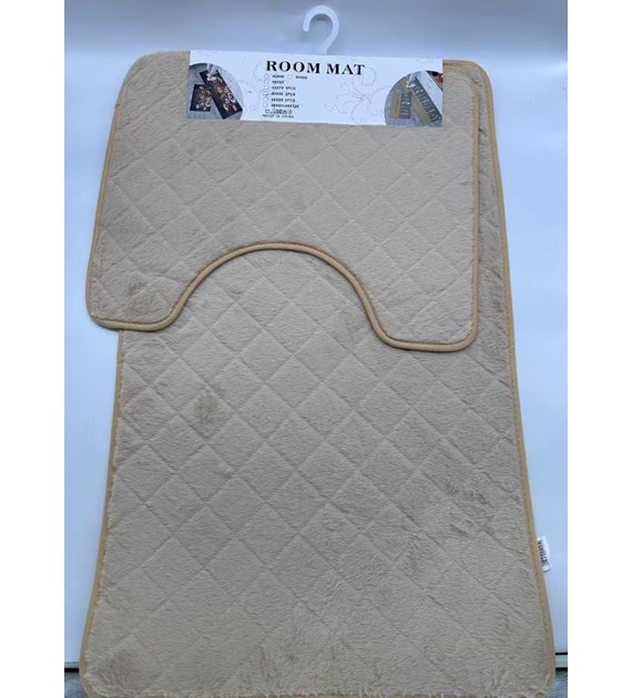 KPL DYWANIKÓW ŁAZIENK. 2SZT 50x80 BEŻ 25KC-1220