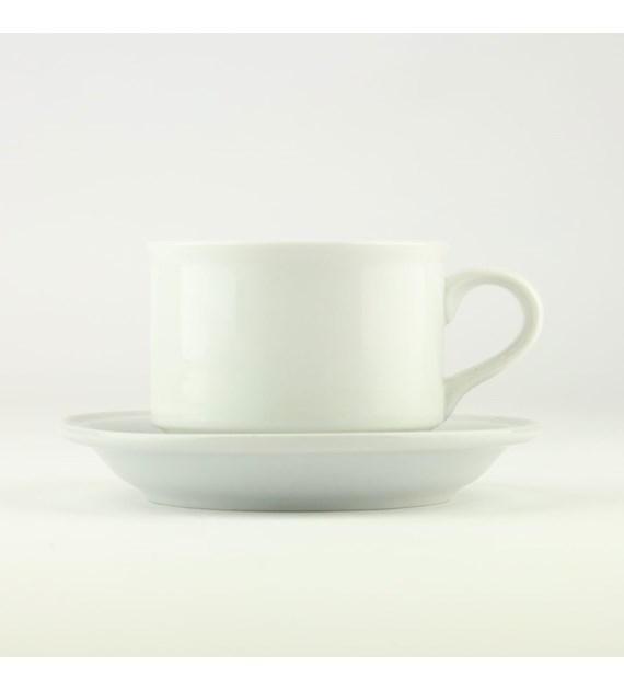 KPL.FILIŻANKA PORCELANOWA ZE SPODKIEM 240MLZD14196