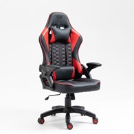 FOTEL GRACZA KRAKEN FEYTON CZERWONY SKÓRA 5926