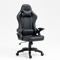 FOTEL GRACZA KRAKEN FEYTON CZARNY SKÓRA 5926