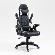 FOTEL GRACZA KRAKEN FEYTON BIAŁY SKÓRA 5926