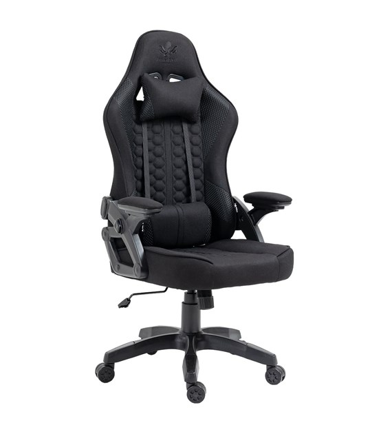 FOTEL GRACZA KRAKEN FEYTON CZARNY MATERIAŁ 5926