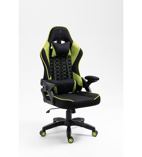 FOTEL GRACZA KRAKEN FEYTON ZIELONY MATERIAŁ 5926